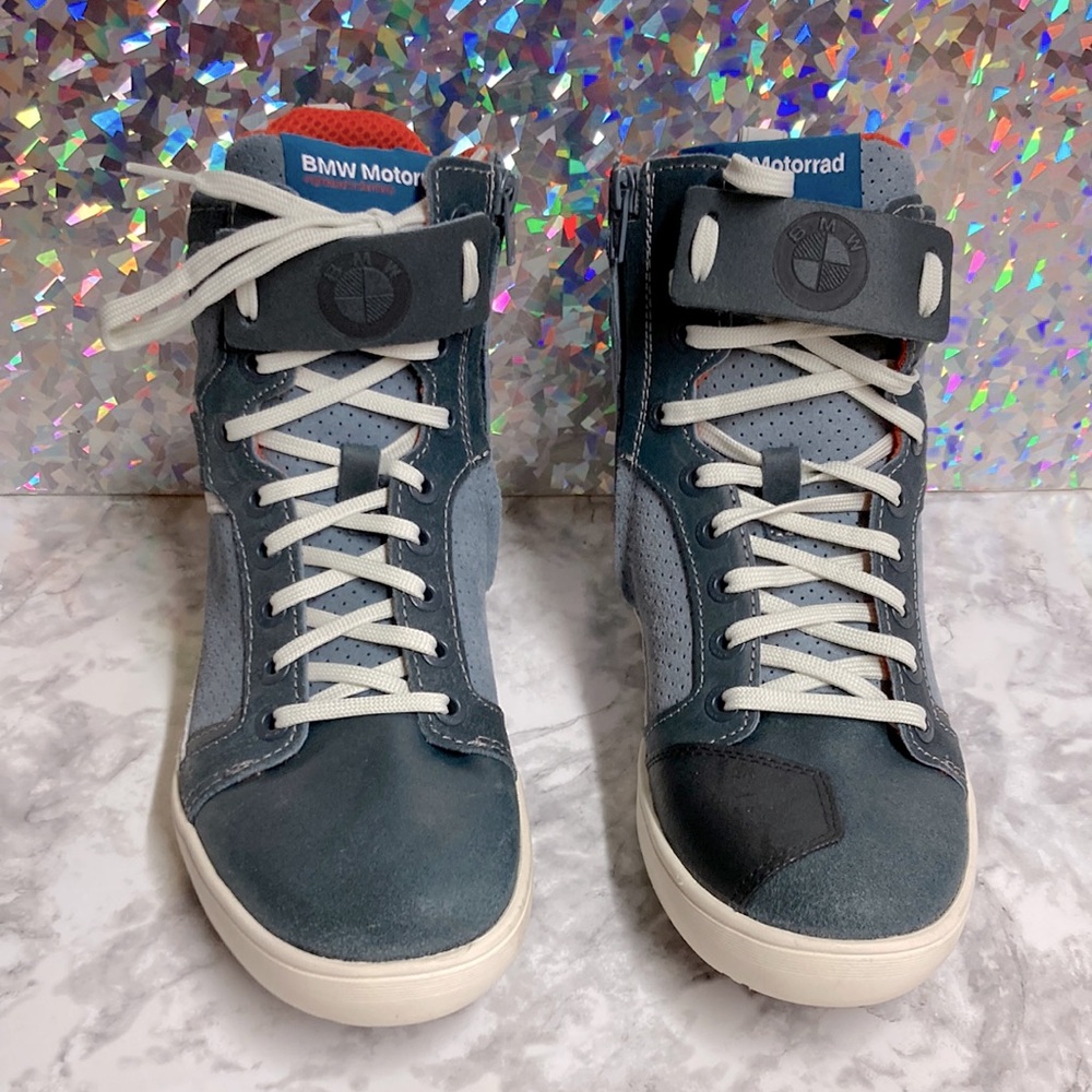 BMW racing motorcycle ride sneakers size 7